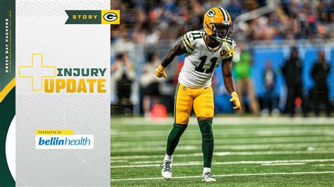 Packers list eight questionable for Sunday night | Week 13 Injury Report