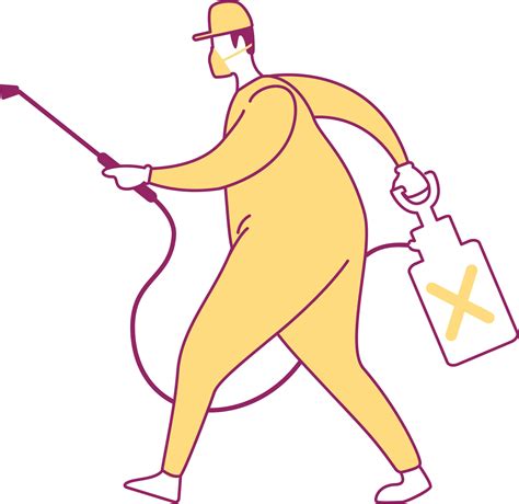 Worker from clean-up service semi flat color vector character 7397198 Vector Art at Vecteezy