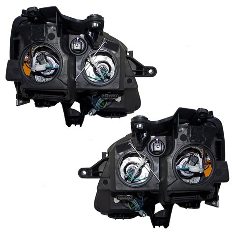 07-12 GMC Acadia Set of Halogen Headlights - Blue Lenses ...