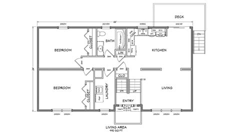 Cape Cod Modular Home Floor Plan Glenco Inc - JHMRad | #126909