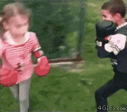 Kids Fighting GIF - Kids Fighting Boxing - Discover & Share GIFs