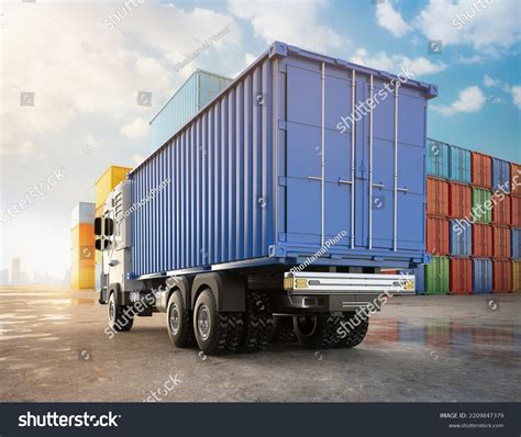 4+ Hundred Container Truck Container Yard Royalty-Free Images, Stock Photos & Pictures ...