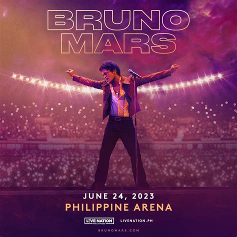 Bruno Mars live at the Philippine Arena this June - Philippine Concerts