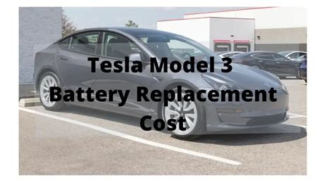 Tesla Model 3 Battery Replacement Cost (Solved & Answered)