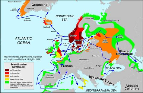 This is a better Viking expansion map. I think this may be the original source:http://www ...