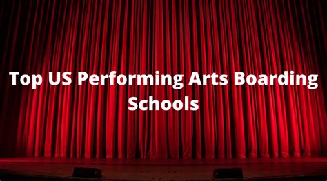 Top US Performing Arts Boarding Schools