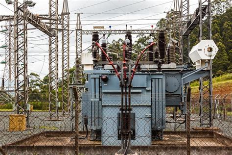 Electrical Transformer Substation — Stock Photo © ChrisVanLennepPhoto #40987495