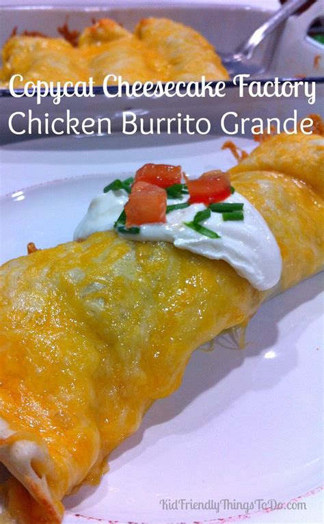 Chicken Burrito Grande (with Rice and Beans) | Kid Friendly Things To Do | Recipe | Copycat ...