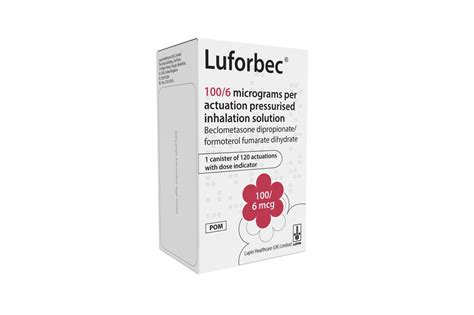 Luforbec 100micrograms/dose / 6micrograms/dose inhaler (Lupin Healthcare (UK) Ltd) 120 dose ...