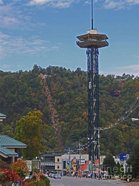 Arcadia Space Needle In Gatlinburg Tennessee by Marian Bell | Gatlinburg tennessee, Gatlinburg ...