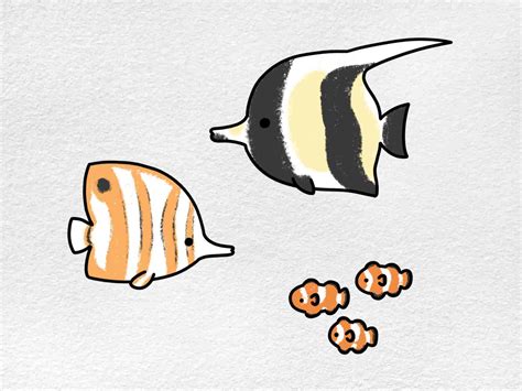 Easy Fish Drawing - HelloArtsy