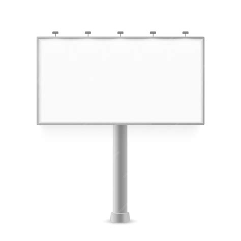 Premium Vector | Blank billboard mockup for your advertisement design ...