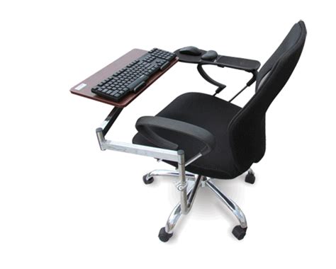 Aliexpress.com : Buy Computer chair keyboard tray mount laptop chair bracket keyboard bracket ...
