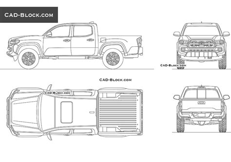 Toyota Tacoma Coloring Page