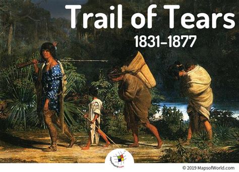 Trail of Tears - Forced Removal of Native Americans to The West - Answers