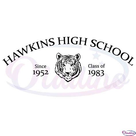 Hawkins High School Hawkins Tiger SVG Digital File