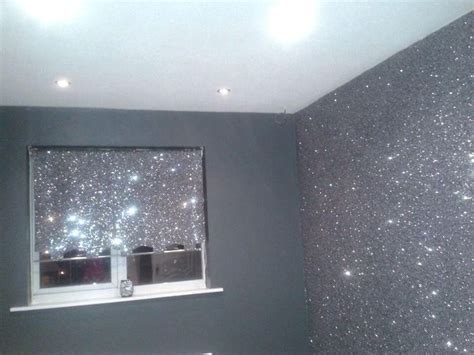 Glitter wall | Home. | Pinterest | Glitter wallpaper bedroom, Wallpaper bedroom, Accent wall bedroom
