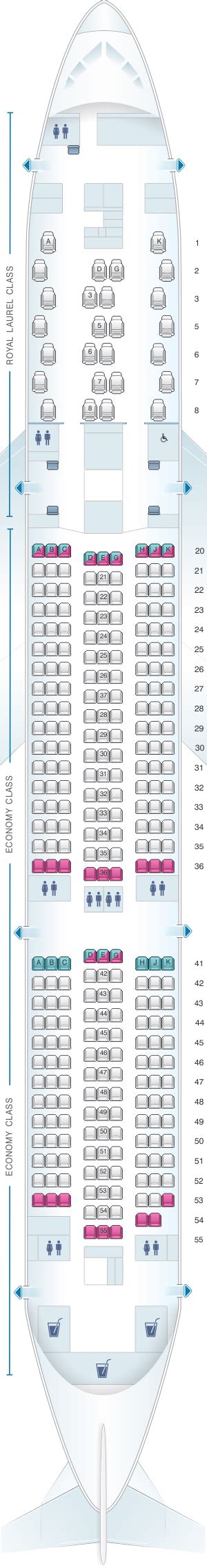 Seat Map Eva Air Boeing B787-9 | SeatMaestro