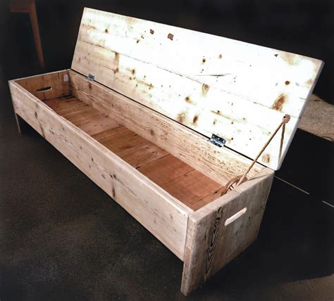 The original storage box and bench. Rustic but by Naturalcity