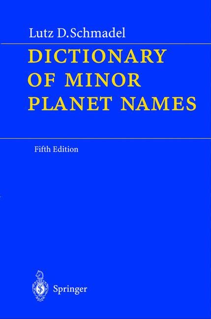 Altmetric – Dictionary of minor planet names