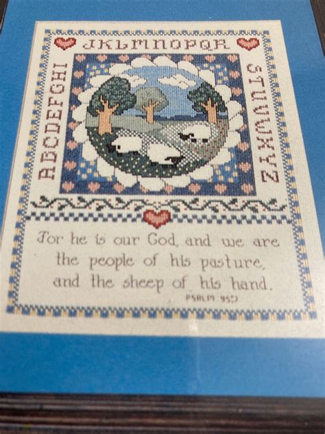 Christian Cross Stitch samplers Jeremiah Junction Country sheep ...