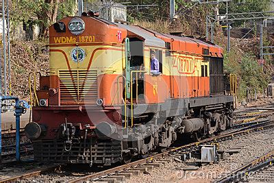 Indian Railways Diesel Locomotive Editorial Photo | CartoonDealer.com ...