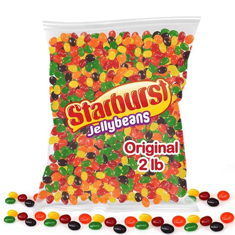 Amazon.com : Starburst Original Jelly Beans (2 Pound) Holiday Candy - Comes in a Resealable Bag ...