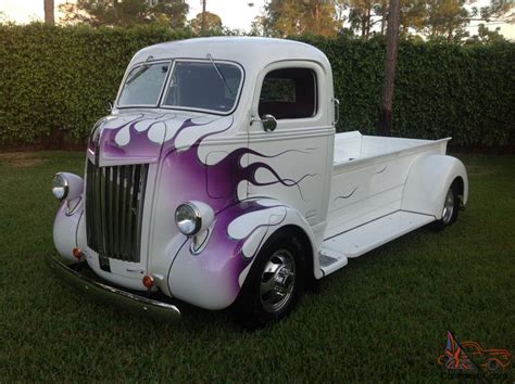 1947 ford cabover coe pickup custom street rod one of a kind retro rod