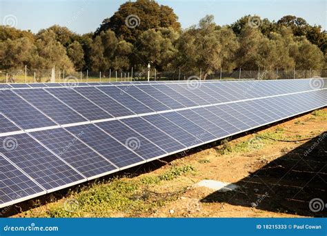 Solar panel array stock image. Image of generation, crete - 18215333