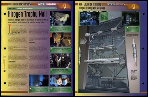 Hirogen Trophy Wall - Other Starships - Star Trek Fact File Page