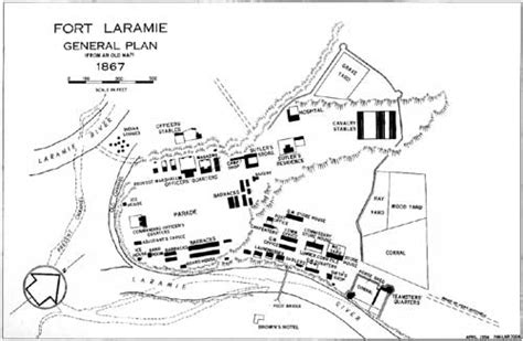 map of Fort Laramie