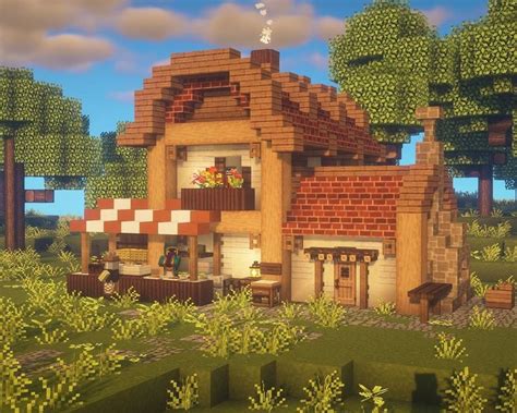 Big Tony on Instagram: "A cozy bakery, another build with Mizuno’s texture pack. P.S. happy ...