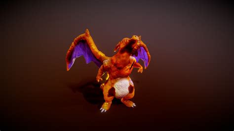 Charizard - Pokemon - Fan Art - Download Free 3D model by jason.lp.davis [1fff427] - Sketchfab