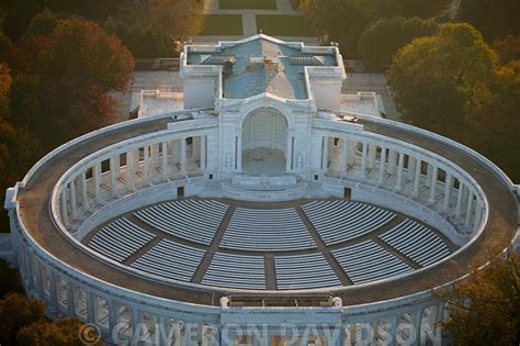 AerialStock | Aerial photograph of the John F. Kennedy Memorial at Arlington National Cemetery