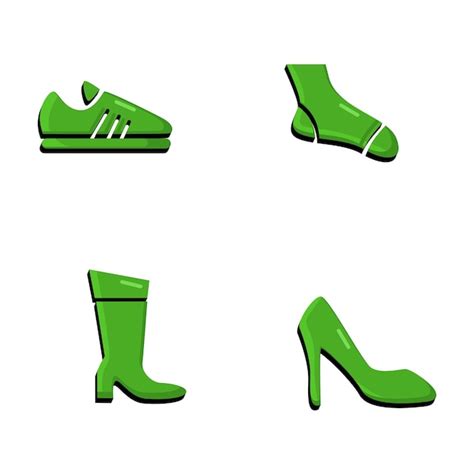 Premium Vector | Shoes and socks vector set design