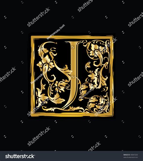 Alphabet Letter J Stock Vector Illustration 49097203 : Shutterstock