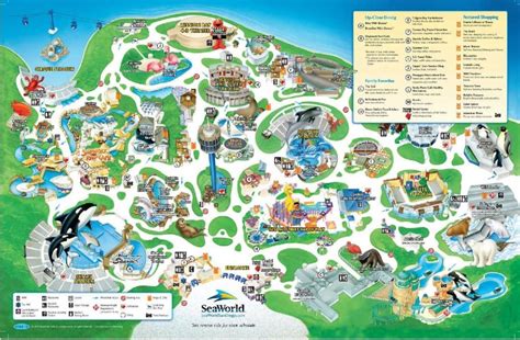 Printable Map Of Seaworld San Antonio | Printable Maps