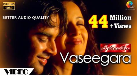 Vaseegara Official Video | Full HD | Minnale | Harris Jayaraj | Madhavan | Gautham V Menon ...