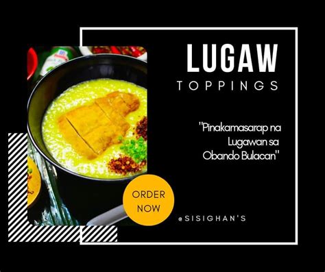 Sisighan's - Sisighan's LUGAW TOPPINGS ALWAYS AVAILABLE...