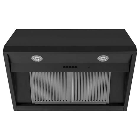 CAFE GE Café 30-in Matte Black Commercial Range Hood - 4 Speeds - 600 CFM CVW93043PDS | RONA