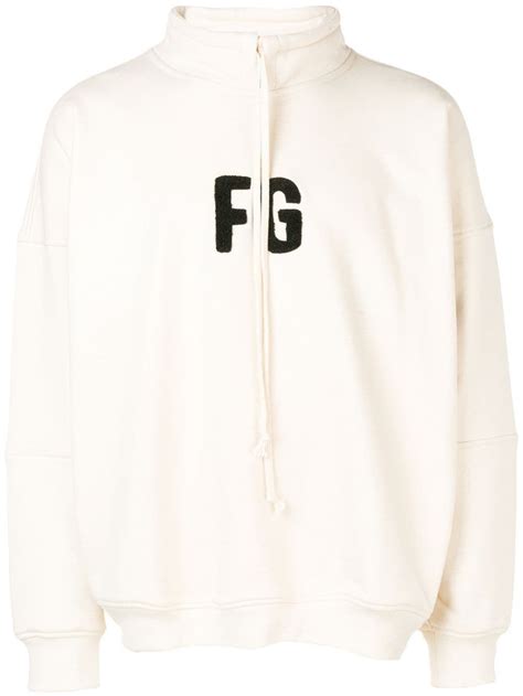 Fear Of God Logo Sweatshirt - Farfetch | Sweatshirts, God clothing ...