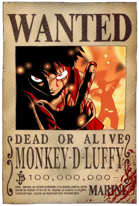 One Piece Wanted Poster Wallpaper Hd