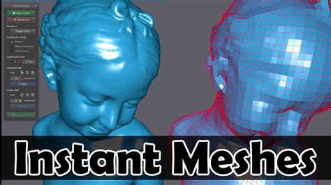 Instant Meshes -- Must Have Free 3D Retopology Tool | Blender tutorial, Instant, Photo editing