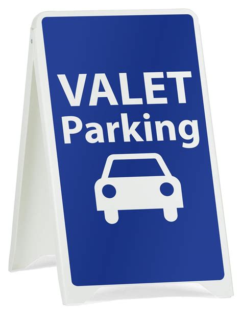 Valet Parking A-Frame Signs | Economical Folding Signage