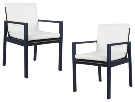Renava Cuba Modern Outdoor Dining Chair Set of 2 - Tropical - Outdoor Dining Chairs - by Vig ...