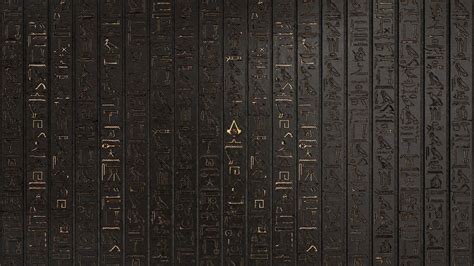 Assassin's Creed Logo Wallpaper ~ Creed Origins Hieroglyphs Assassin Wallpapers Egyptian Symbols ...