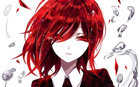 Download wallpapers Cinnabar, Land of the Lustrous, red eyes, Shinsha, manga, Houseki no Kuni ...