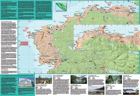 106 North Coast Trail Map / Cape Scott Marine Trail Waterproof Mapshee – Wild Coast Publishing