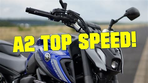 2021 YAMAHA MT-07 - TOP SPEED A2 35kW + GPS TOP SPEED - YouTube