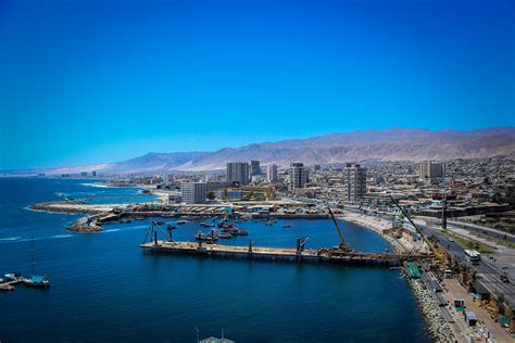 Elevation map of Antofagasta Province, Antofagasta Region, Chile ...